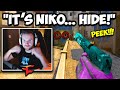 WHEN NIKO PEEKS WITH HIS DEAGLE IT'S GG! KENNYS 0.01s REACTIONS! CS:GO Twitch Clips