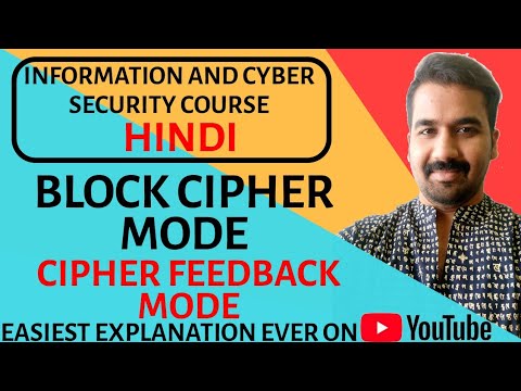 Block Cipher Modes : Cipher Feedback Mode Explained in Hindi l Information and Cyber Security Course