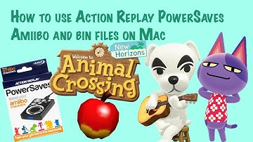 Action Replay Power Saves Amiibo and Bin Files on Mac for ACNH