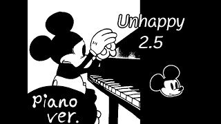 FNF Sunday night suicide Retake | Unhappy 2.5 piano ver.
