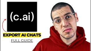 How to Save and Export Your Character AI Conversation History 2026 | Complete Working Guide screenshot 3