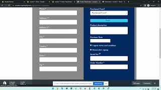 Product Registration Supreme | Order No Validations
