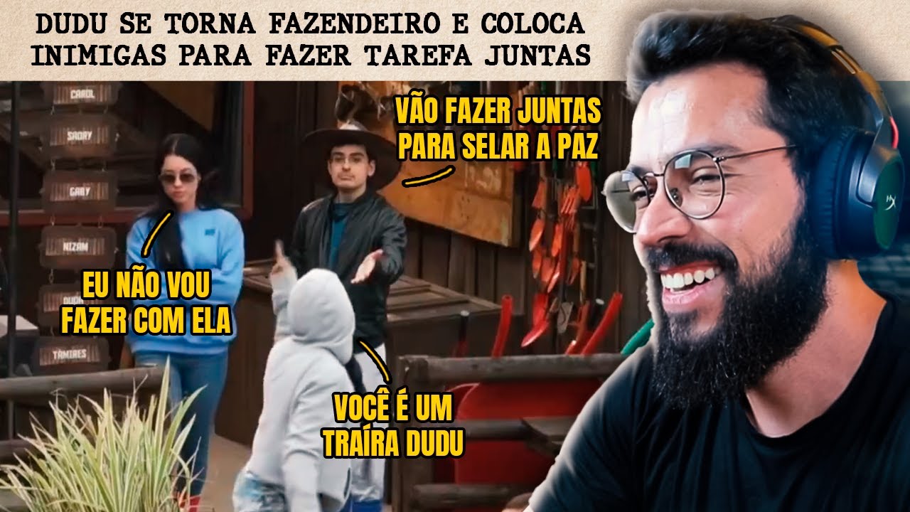 DUDU VIRA FAZENDEIRO E A CASA PEGA FOGO!