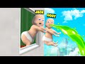 Oggy Become Baby And Fight With Baby Jack | In Fat Baby | Rock Indian Gamer |