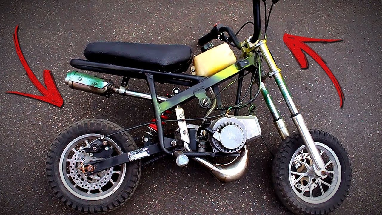 Olha O Que Meu Amigo Fez Com A Mini Moto Youtube