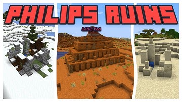 INSANE NEW STRUCTURES In MINECRAFT! (Philips Ruins 1.19.3)