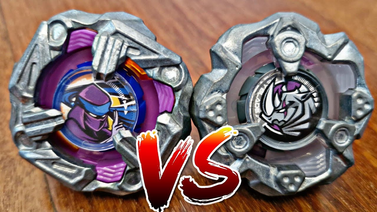 Knife Shinobi 4-80HN VS Rino Horn 3-80S|Beyblade X Battle - YouTube