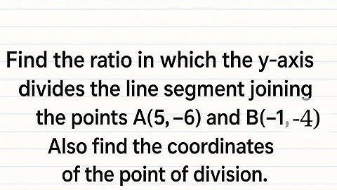 Coordinate Geometry Class 10 Section Formula Made Easy with Example