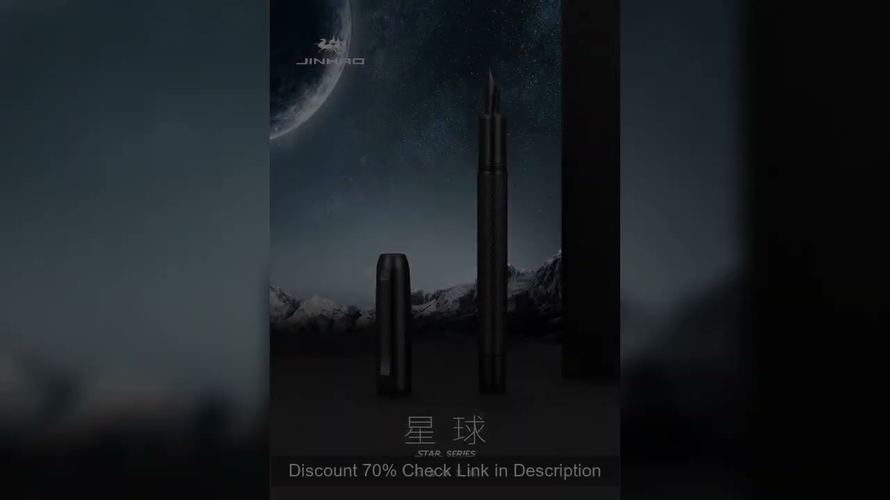 Jinhao 92 Luxury Metal Fountain Pen - Ergonomic, Twist Cap, Medium Nib with Converter - Ideal for Of