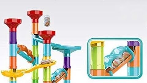 Quick set up for little tiny Marble run ❤️ Building Block Set!