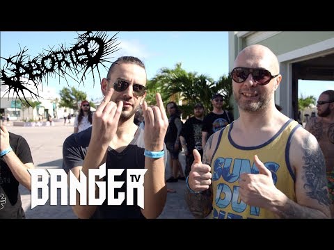 ABORTED 70,000 Tons of Metal Cruise interview on what gore and brutality means to them | Raw & Uncut episode thumbnail