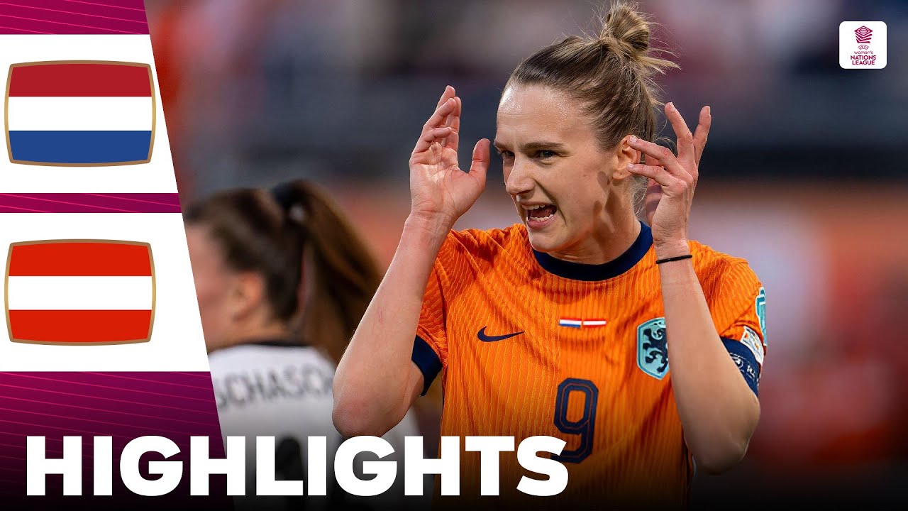 Netherlands vs Austria | Highlights | UEFA Women's Nations League 04-04-2025