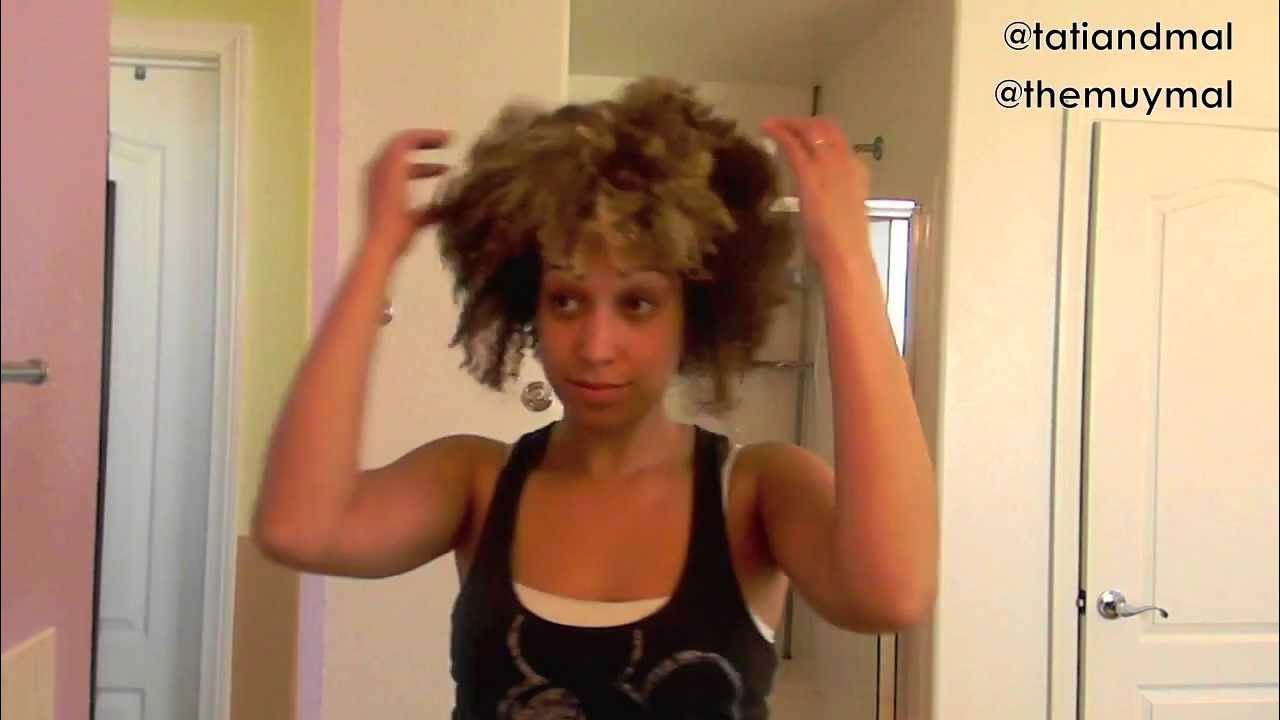 How To Get Rid Of Shrinkage In Natural Hair Get Rid of Shrinkage! Stretch Curly Natural Hair - Wash and Go - YouTube