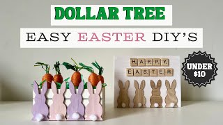 DOLLAR TREE EASTER SPRING Home Decor and Crafts: Affordable and Adorable DIY Ideas under $10
