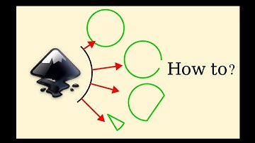 Inkscape Circle tool, How to use it and change it.