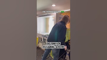 Reclaiming screens #screenprinting #screenprinter #screenprintshop #printlife