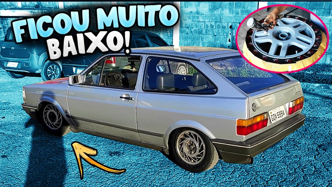 GOL QUADRADO REBAIXADO - RODAS TALUDAS E GRADE FRONTAL DIFERENCIADA 😍 