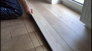 Vinylová podlaha - pokládka + lišty, Vinyl floor - laying + moldings