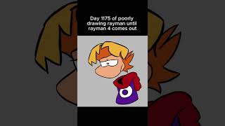 Day 1175 of poorly drawing rayman until rayman 4 comes out @Ubisoft