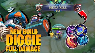 New Build Diggie Full Damage Auto Win Build Top Global Diggie Mlbb