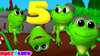 Five Little Speckled Frog, Animal Cartoon + More Learning Videos For Kids