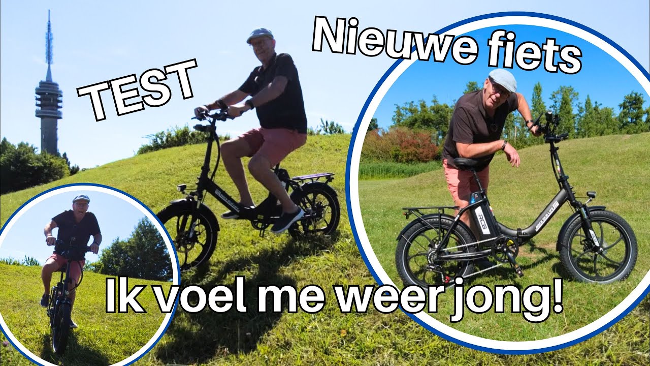 ELEKTRISCHE VOUWFIETS voor mijn CAMPER-REIZEN? Testrit RCB RK6 met DIKKE BANDEN