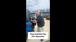 They call him the Car-Opractor!