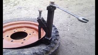 How to build a bead breaker tool. Homemade bead breaker tool  how to build one.