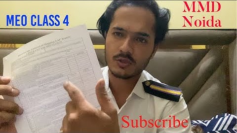 Meo class 4 assessment mmd noida || MMD Noida || MEO Class 4 assessment procedure.