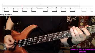 Nothin' But A Good Time by Poison - Bass Cover with Tabs Play-Along Resimi