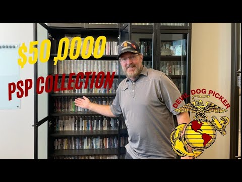Worlds Largest $50000 SONY PSP PlayStation Portable Collection