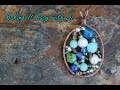 Beaded Wire Frame Pendant - Part III