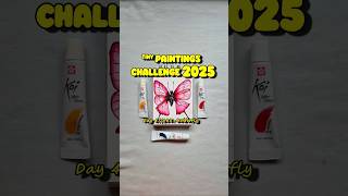 Day 47: Butterfly Watercolor Painting | Tiny Paintings Challenge #butterfly #bug #art #shorts #viral