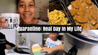 QUARANTINE VLOG: BEEF TIP RECIPE, CLEANING, + HOMESCHOOLING