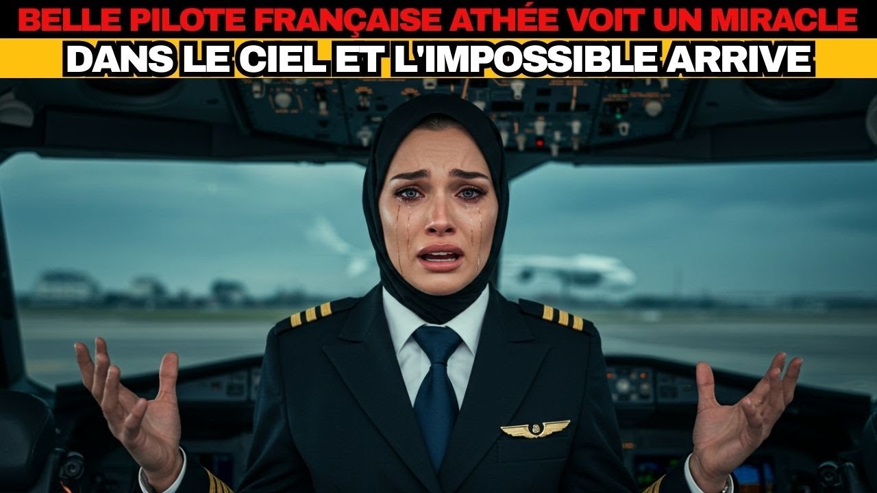 ☪️Belle Pilote Française Athée voit un miracle dans le ciel et l'Impossible Arrive.