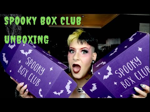2 boxes of Spooky Box Club Unboxing. WOW