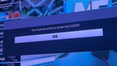 HOW TO FIX” YOU MUST BE ONLINE TO PLAY MYCAREER” ERROR NBA2K23!