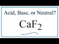 Calcium Fluoride and Acid-Base Reactions