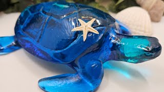 Resin Sea Turtle.  It looks like glass! #alcoholinkart #youtubeshorts #resincreators by ResinistaLisa 568 views 8 months ago 6 minutes, 35 seconds