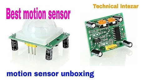 Motion sensor | HC SR 501 sensor unboxing video | amazon product