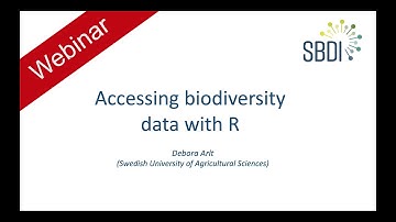 Accessing biodiversity data with R
