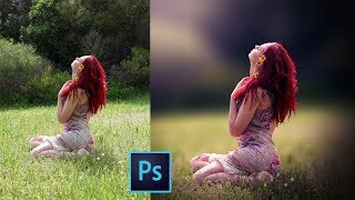 How to Blur Background and Retouching a Photo in Photoshop CC