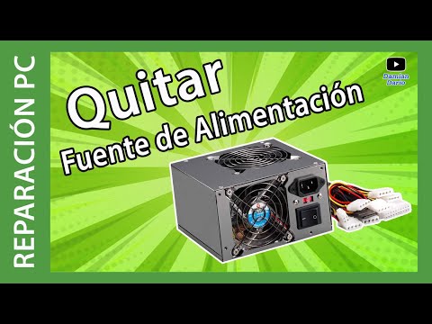 Video: Cómo Quitar La Fuente De Alimentación