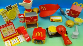 2023 McDONALD&#39;S DRIVE-THRU HAPPY MEAL PLAY SET of 8 VIDEO REVIEW