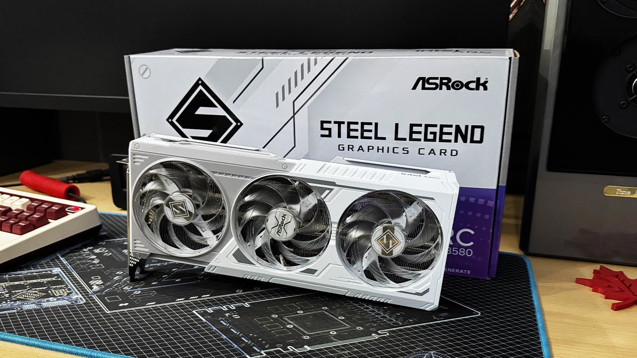 ASRock Intel Arc B580 Steel Legend 12GB OC Unboxing - YouTube