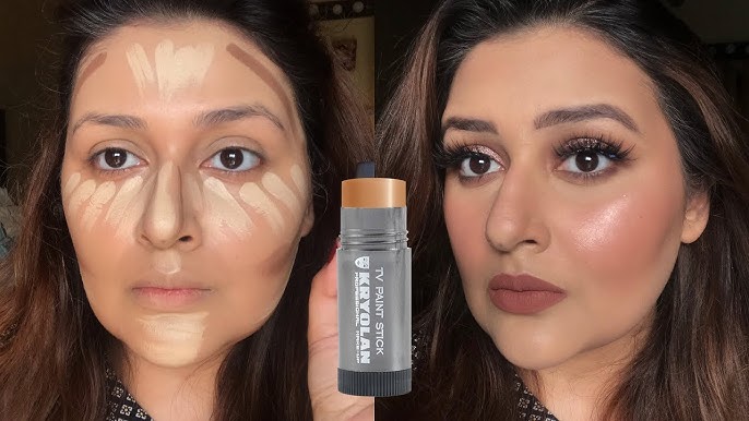 Navy is the New Pink: [REVIEW] Kryolan TV Paint Stick aka The Foundation  That Survived the Morning Rush Hour