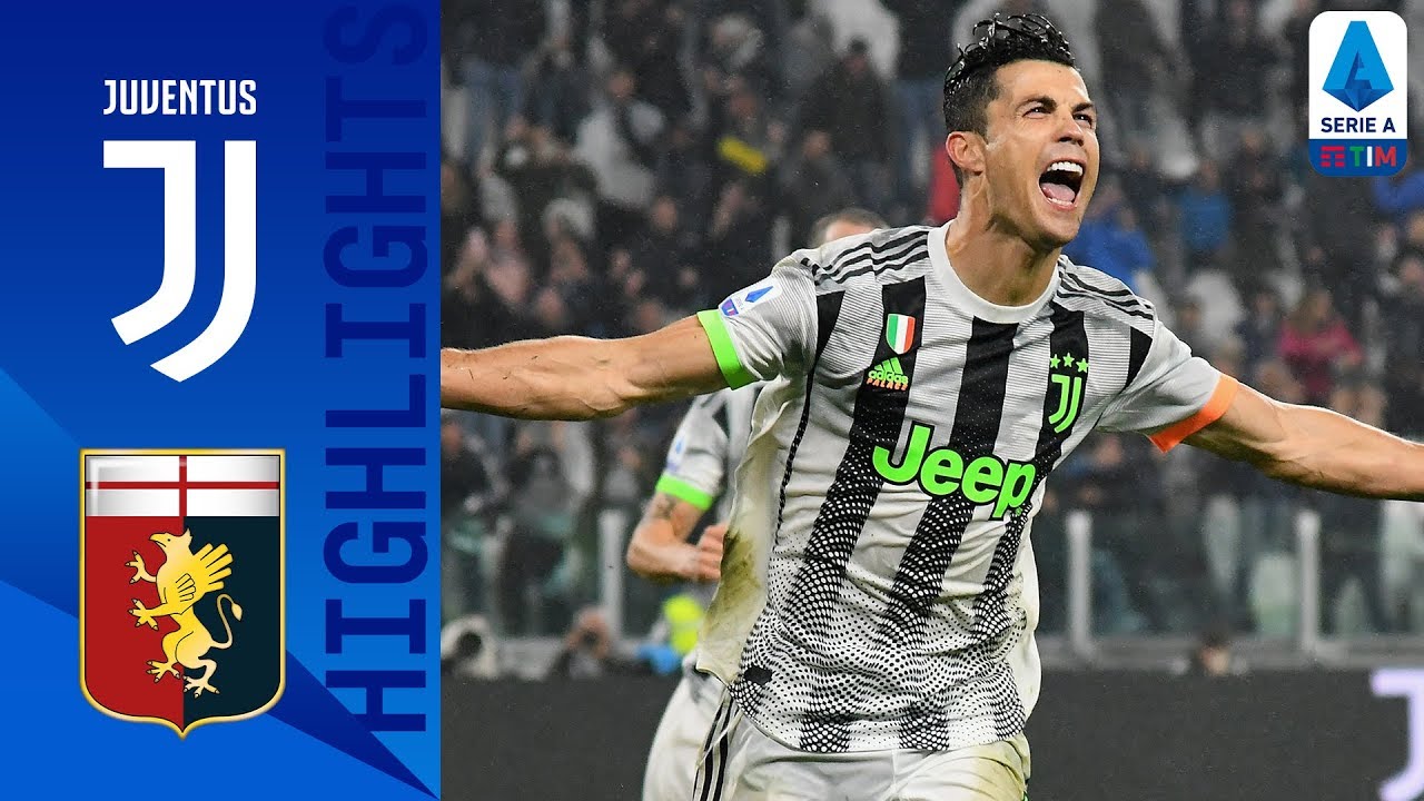 Juventus 2 1 Genoa Ronaldo Wins It Late On As Both Teams See Red Serie A