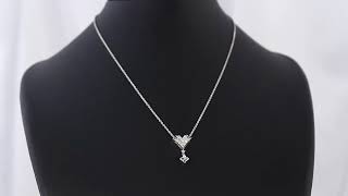 ルイヴィトン パンダンティフ･アクトV ルイ･ヴィトンカットダイヤモンドネックレス/K18WG/4.9g/0.40ct/Q93538/LOUIS VUITTON■207230