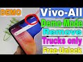 how to remove demo mode on vivo mobile  vivo demo mode remove without pc