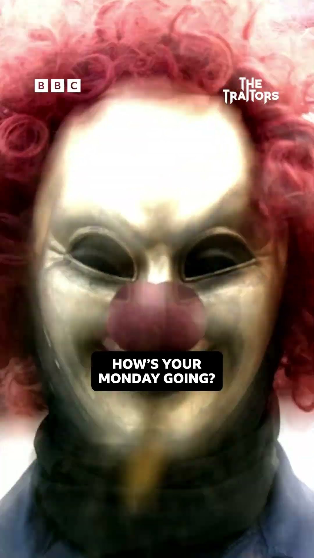 Terrifying clowns pop Traitor players’ balloons - BBC